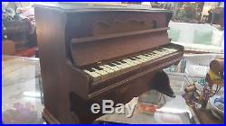 Vintage Childs Xylophone Miniature Upright Piano