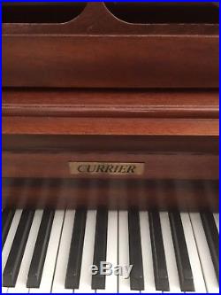 Vintage Currier Piano with Bench (Ready to Play)
