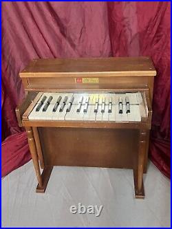 Vintage Ely Mello Tone Upright 30 Key Miniature Kids' Piano Working