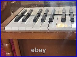 Vintage Ely Mello Tone Upright 30 Key Miniature Kids' Piano Working