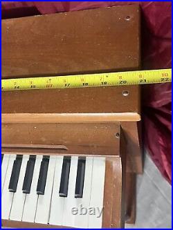 Vintage Ely Mello Tone Upright 30 Key Miniature Kids' Piano Working