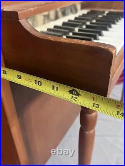 Vintage Ely Mello Tone Upright 30 Key Miniature Kids' Piano Working