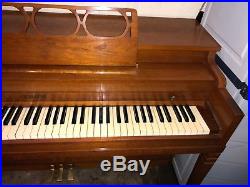 Vintage Gulbransen Piano with matching bench