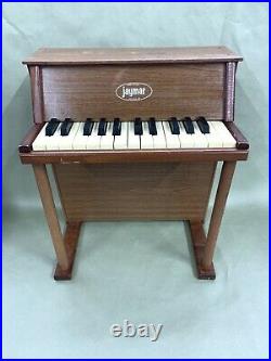 Vintage JAYMAR Toy Upright Wood Piano 25 Working Keys JT 2641 1950s