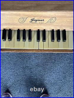 Vintage JAYMAR Upright 25 Key Miniature Kids Piano Keys Work