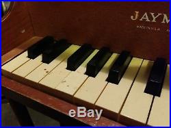 Vintage Jaymar Toy Upright Piano 25 Keys Kid Children Keyboard Instrument Toy