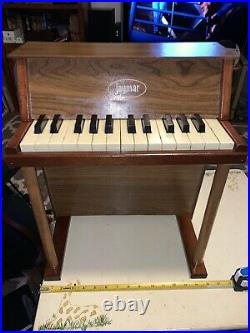 Vintage Jaymar Upright Miniature Piano-25 Key-Children Musical Toy-Great Cond