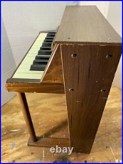 Vintage Jaymar Upright Miniature Piano With Chair 25 key Children Music