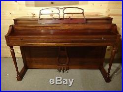 Vintage Lester Betsy Ross 3-pedal Spinet Piano with bench