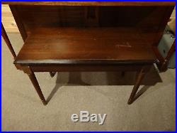 Vintage Lester Betsy Ross 3-pedal Spinet Piano with bench