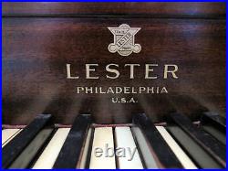 Vintage Lester small Upright Piano 66 Keys apartment size Bench Philadelphia