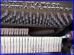 Vintage Lester small Upright Piano 66 Keys apartment size Bench Philadelphia