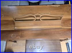Vintage Mid-Century Used Baldwin Acrosonic Upright Piano Walnut Mahogany Finish Vintage Mid-Century Used Baldwin Acrosonic Upright Piano Walnut Mahogany Finish