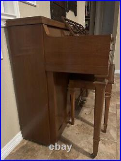 Vintage Steinert Upright Piano And Bench Very Nice Condition