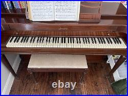 Vintage UpRight Baldwin Acrosonic Spinet Piano Circa 1946
