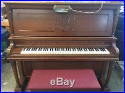 Vintage Upright Oak Piano