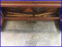 Vintage Upright Oak Piano