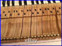 Vintage Upright/Vertical Wurlitzer Piano Keys, Complete set of 88