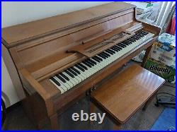Vintage Wurlitzer Upright Piano and matching bench