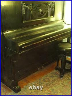 Vtg. Upright German-Polish piano W. Jahne made in 1930's-you're buying history