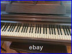 WURLITZER UPRIGHT PIANO, Mahogany, Used/good condition, needs tuning, local p/u