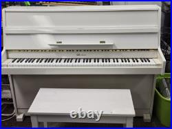 Weber Piano white with bench