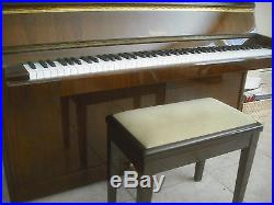 Weinbach 46 upright Piano (Pre-owned) Mfg Czech Republic by Petrof. Chino Hills