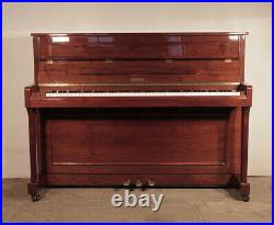 Wesberg U-112R upright piano for sale with a walnut case. 12 month warranty