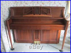 Wm. Knabe Upright Piano, Model WKV-118R Walnut