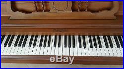 Wurlitzer Console Piano. Custom bench/storage. 88 keys