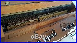 Wurlitzer Console Piano. Custom bench/storage. 88 keys