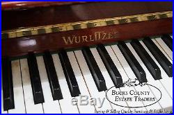 Wurlitzer Contemporary Upright Console Spinet Piano