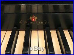 Wurlitzer Ebony UPRIGHT Piano and Bench