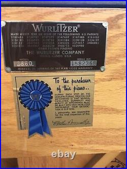 Wurlitzer Piano Model 2860