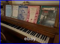 Wurlitzer Piano with Bench 1960's Excellent condition. Made in USA PICK-UP ONLY