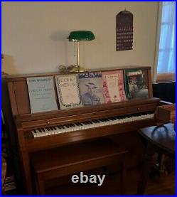 Wurlitzer Piano with Bench 1960's Excellent condition. Made in USA PICK-UP ONLY