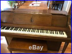 Wurlitzer Player Piano with 90+ rolls of music