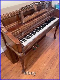 Wurlitzer Provincial Console Piano with Bench