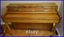 Wurlitzer Upright Spinette Piano Original Keys and In Working Order