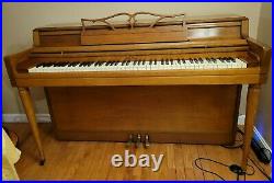 Wurlitzer Upright Spinette Piano Original Keys and In Working Order
