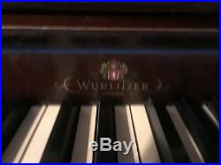 Wurlitzer Used Piano And Stool 3/4 size