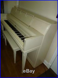 Wurlitzer rare ivory color custom made piano Chicago area