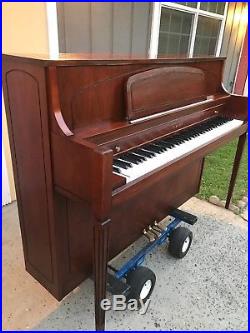 YAMAHA Console Upright Piano, Mahogany, tuned, with bench, can move, Atlanta, GA