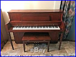 YAMAHA Console Upright Piano, Mahogany, tuned, with bench, can move, Atlanta, GA