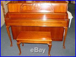 YAMAHA LIGHT CHERRY UPRIGHT PIANO (M 500 QA) With BENCH