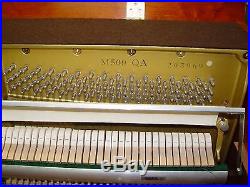 YAMAHA LIGHT CHERRY UPRIGHT PIANO (M 500 QA) With BENCH