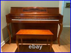 Yamaha 44 Upright Piano Satin Cherry M305