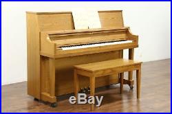 Yamaha 45 Upright Oak 1995 Model P22 Piano & Bench #28637