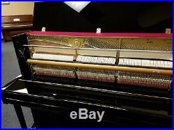 Yamaha B3 Polished Ebony 48 Upright Piano The Indonesian U1 Mfg 2010's