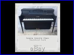 Yamaha Console Piano, Excellent Condition, Black, Traditional Style